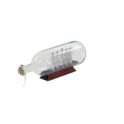 Kirkland's Home Ship In A Bottle Figurine- Statues & Figurines
