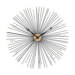 Kirkland's Home Shockfront Art Deco Wall Clock- Clocks
