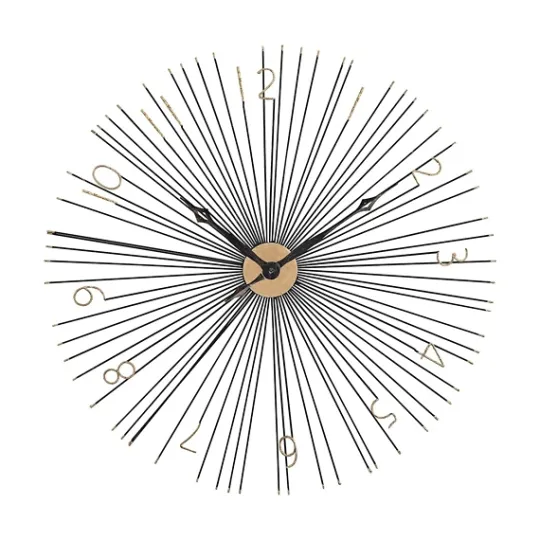 Kirkland's Home Shockfront Art Deco Wall Clock- Clocks
