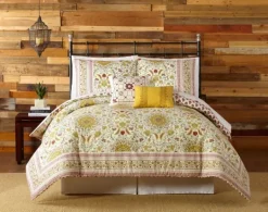 Kirkland's Home Shyla Yellow Vinework King 5-Pc. Comforter Set- Comforters