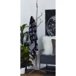Kirkland's Home Silver Aluminum Tree Branch Coat Rack- Entryway Furniture