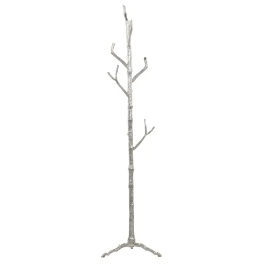 Kirkland's Home Silver Aluminum Tree Branch Coat Rack- Entryway Furniture
