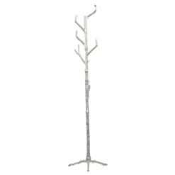 Kirkland's Home Silver Aluminum Tree Branch Coat Rack- Entryway Furniture