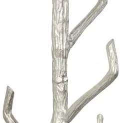 Kirkland's Home Silver Aluminum Tree Branch Coat Rack- Entryway Furniture