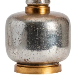Kirkland's Home Silver And Gold Mercury Glass Table Lamp- Table Lamps
