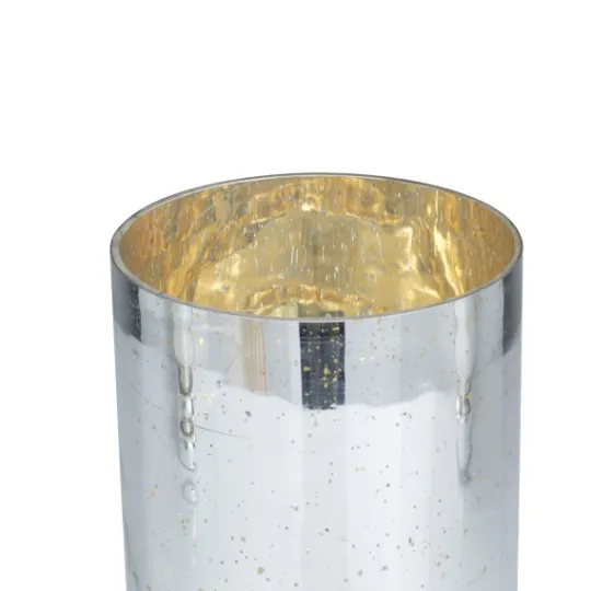 Kirkland's Home Silver And Golden Goblet 3-Pc. Candle Holder Set- Candle Holders
