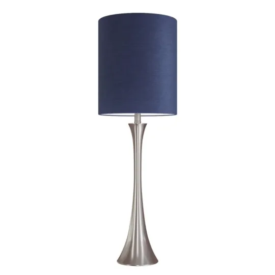 Kirkland's Home Silver And Tapered Table Lamps, Set Of 2- Table Lamps