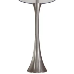 Kirkland's Home Silver And Tapered Table Lamps, Set Of 2- Table Lamps