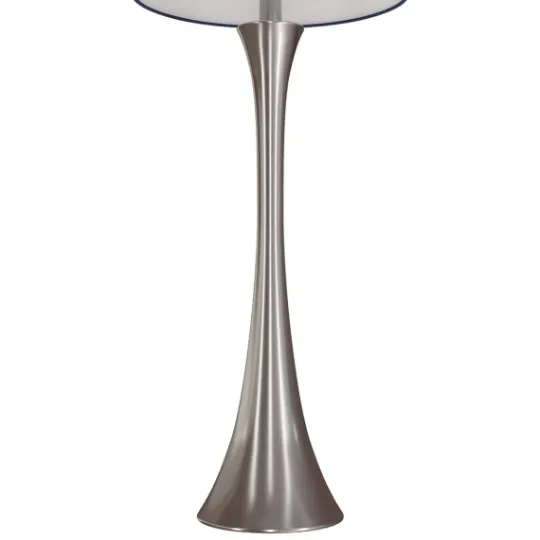 Kirkland's Home Silver And Tapered Table Lamps, Set Of 2- Table Lamps
