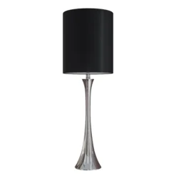 Kirkland's Home Silver And Tapered Table Lamps, Set Of 2- Table Lamps