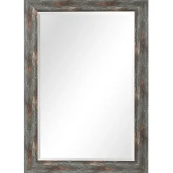 Kirkland's Home Silver Burnished Framed Mirror- Framed Mirrors