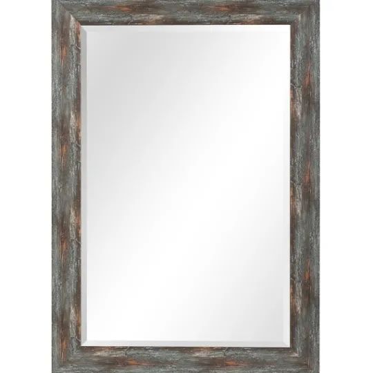 Kirkland's Home Silver Burnished Framed Mirror- Framed Mirrors