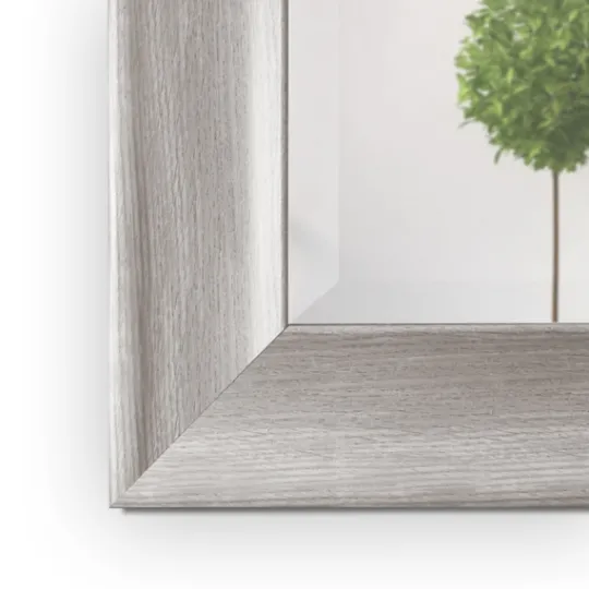 Kirkland's Home Silver Driftwood Beveled Leaner Mirror- Decorative Mirrors