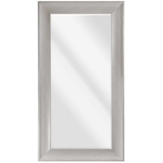 Kirkland's Home Silver Driftwood Beveled Leaner Mirror- Decorative Mirrors