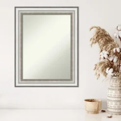Kirkland's Home Silver Embossed Frame Wall Mirror- Decorative Mirrors