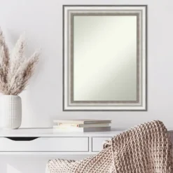 Kirkland's Home Silver Embossed Frame Wall Mirror- Decorative Mirrors