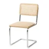 Kirkland's Home Silver Framed Woven Cane Dining Chairs, Set Of 2- Dining Chairs