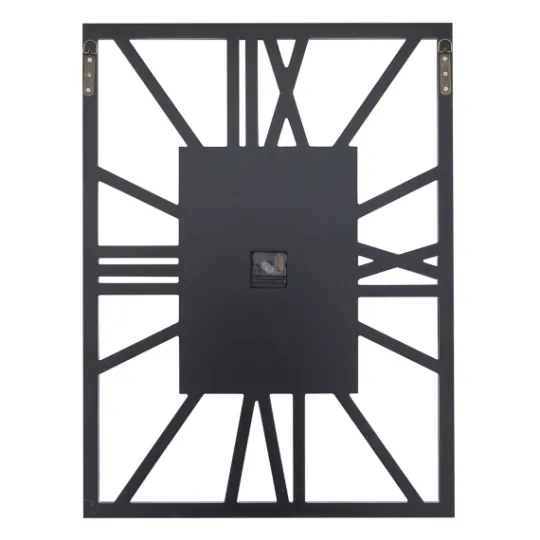 Kirkland's Home Silver Glass Frame Wall Clock- Clocks