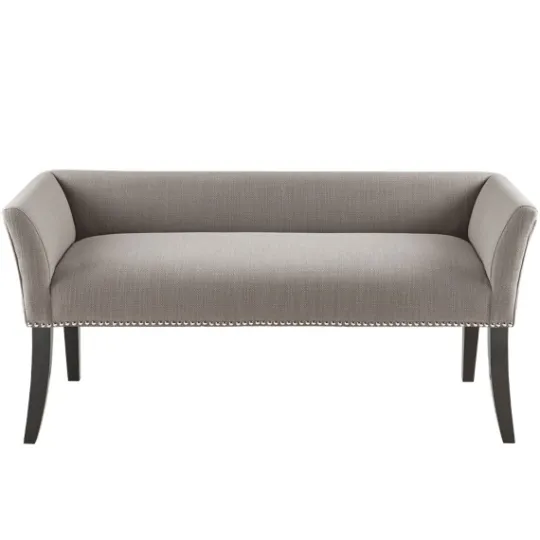 Kirkland's Home Silver Melinda Accent Bench- Benches & Ottomans