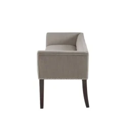 Kirkland's Home Silver Melinda Accent Bench- Benches & Ottomans