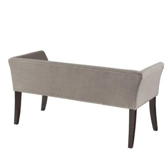 Kirkland's Home Silver Melinda Accent Bench- Benches & Ottomans