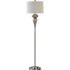 Kirkland's Home Silver Mercury Glass Floor Lamp, Set Of 2- Floor Lamps