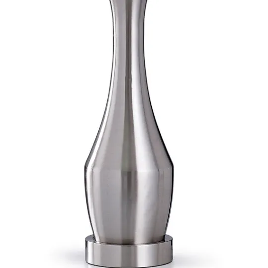 Kirkland's Home Silver Metal Taper Table Lamp- Table Lamps