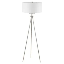 Kirkland's Home Silver Metal Tripod Floor Lamp- Floor Lamps