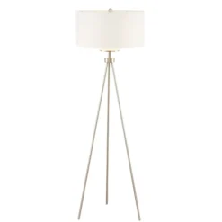 Kirkland's Home Silver Metal Tripod Floor Lamp- Floor Lamps