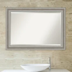Kirkland's Home Silver Patina Scallop Framed Mirror, 41.5X29.5 In.- Decorative Mirrors