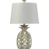 Kirkland's Home Silver Pineapple Table Lamp- Table Lamps