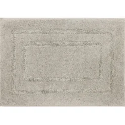 Kirkland's Home Silver Reversible Cotton Bath Mat, 34 In.- Bathroom Rugs
