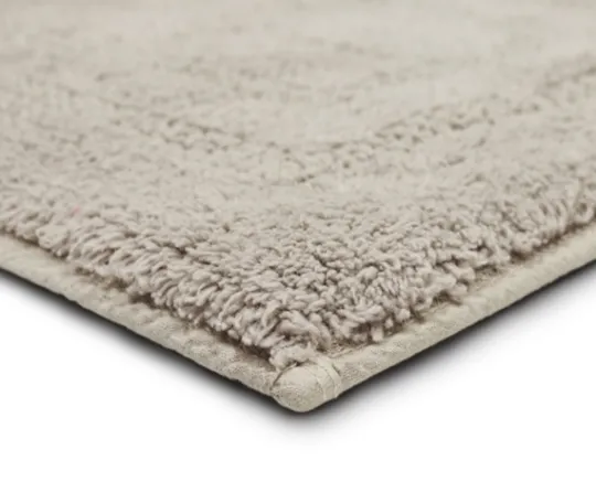 Kirkland's Home Silver Reversible Cotton Bath Mat, 45 In.- Bathroom Rugs