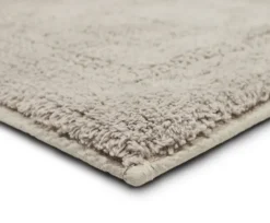 Kirkland's Home Silver Reversible Cotton Bath Mat, 60 In.- Bathroom Rugs
