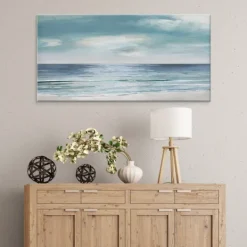 Kirkland's Home Silver Shore Canvas Art Print- Canvas Art