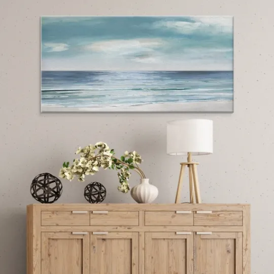 Kirkland's Home Silver Shore Canvas Art Print- Canvas Art