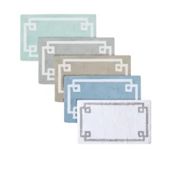 Kirkland's Home Simple Trim Cotton Tufted Bath Mat, 40 In.- Bathroom Rugs