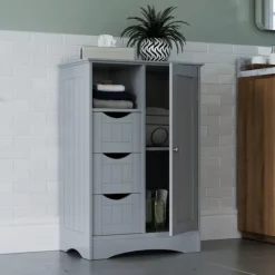 Kirkland's Home Single Door 3-Drawer Cabinet- Cabinets & Sideboards