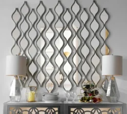 Kirkland's Home Single Silver Teardrop Panel Mirror, 6.25X58.75- Decorative Mirrors