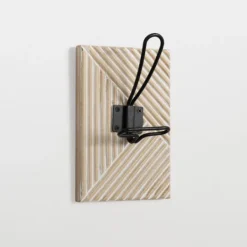Kirkland's Home Single Wall Hook On Carved Wood Plaque- Hooks