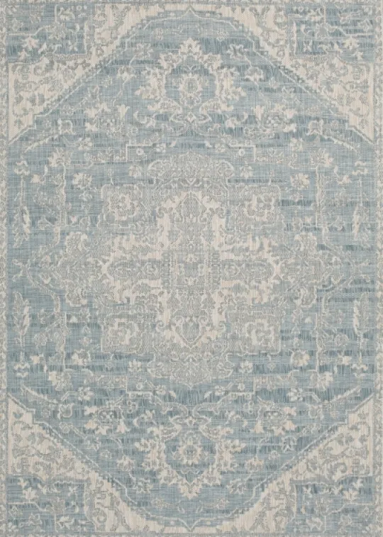 Kirkland's Home Sky Medallion Lava Indoor/Outdoor Area Rug, 7X9- Outdoor Rugs