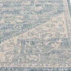 Kirkland's Home Sky Medallion Lava Indoor/Outdoor Area Rug, 5X7- Outdoor Rugs