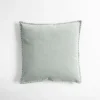 Kirkland's Home Sky Velvet Riviera Throw Pillow- Pillows