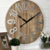 Kirkland's Home Slat Wood Wall Clock- Clocks