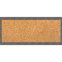 Kirkland's Home Slate Gray Framed Corkboard- Memo & Chalkboards