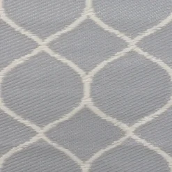Kirkland's Home Slate Honeycomb Outdoor Area Rug, 4X6- Outdoor Rugs