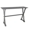 Kirkland's Home Slate Hourglass Console Table- Console Tables