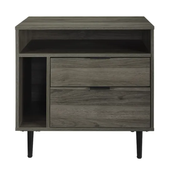 Kirkland's Home Slate Side Table With Cubbies- Accent & End Tables