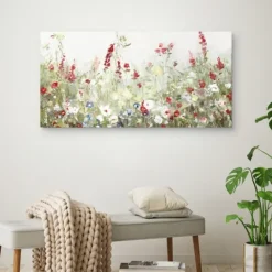 Kirkland's Home Sleepy Spring Meadow Canvas Art Print- Canvas Art