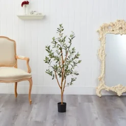 Kirkland's Home Slender Olive Branch Tree In Nursery Planter- Trees & Topiaries